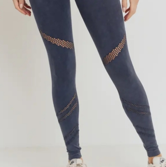 High waist mineral wash legging - Picture 1 of 5